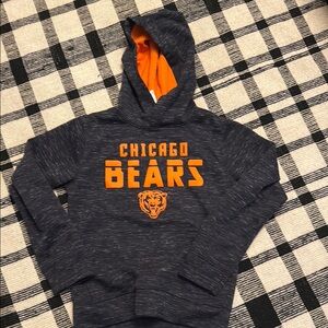Kids Hoodie - Navy and Orange